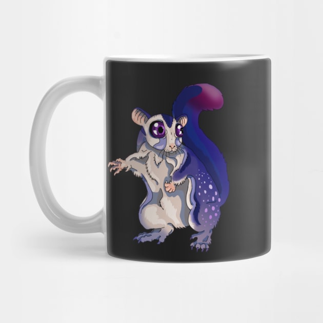 Purple sugar glider baby by Shadowind